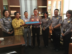 Polantas Polres Siak Banjir Dapatkan Ucapan Selamat Dari Berbagai Pihak